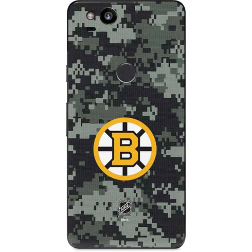 NHL Boston Bruins Camo Google Pixel 2 Skin